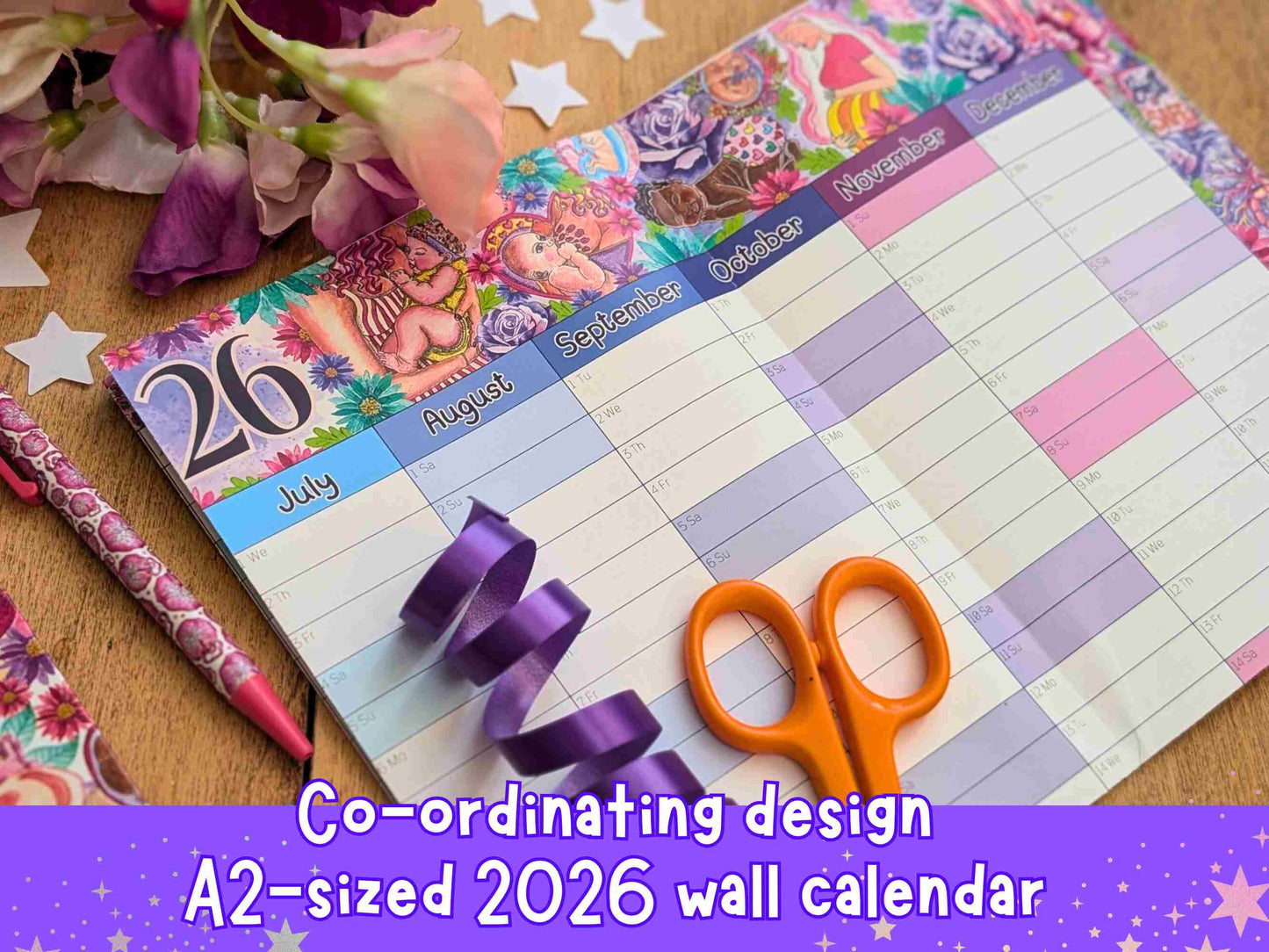 Womb to World 2026 Planner Diary and Calendar Set