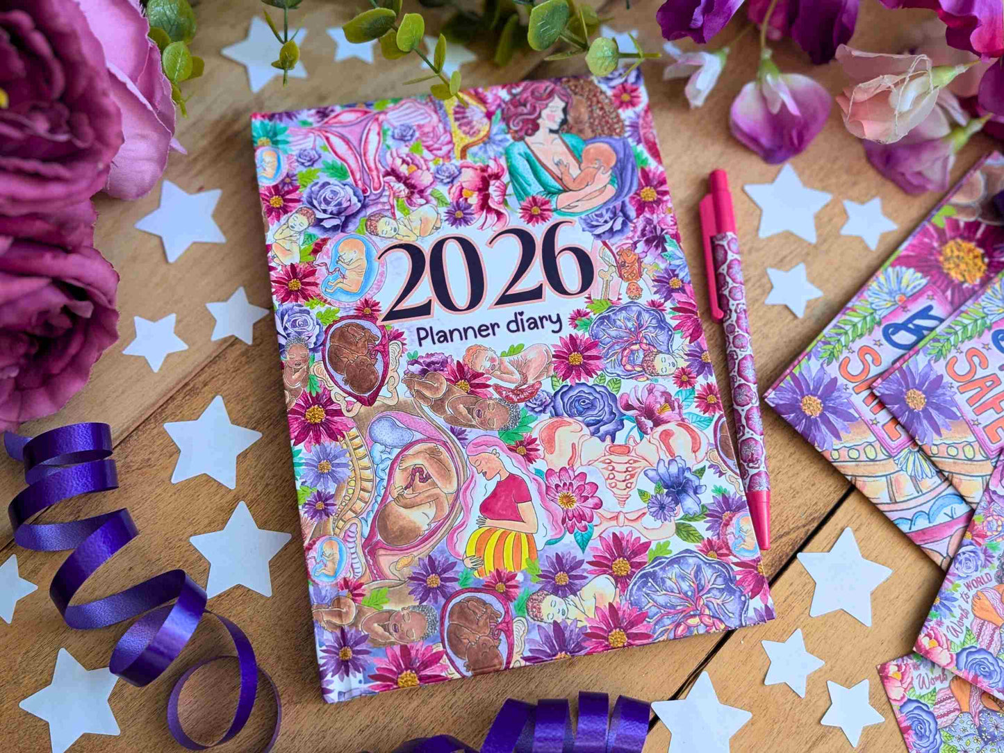 Womb to World 2026 Planner Diary and Calendar Set