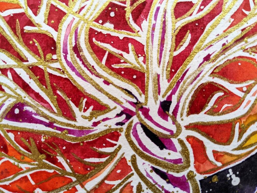 Placenta Art Painting