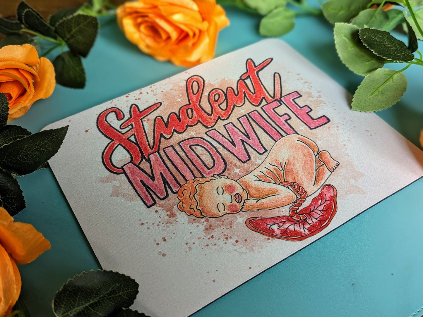 Student Midwife Mouse Mat Desk Pad | Midwife to Be | Midwifery Gift