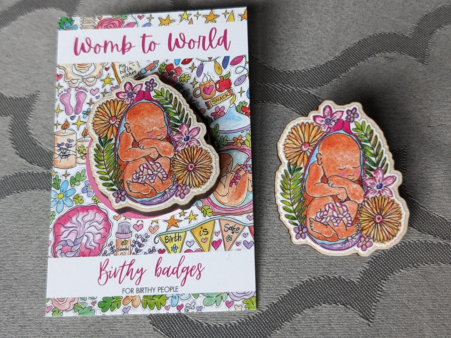 Baby in the Womb Badge