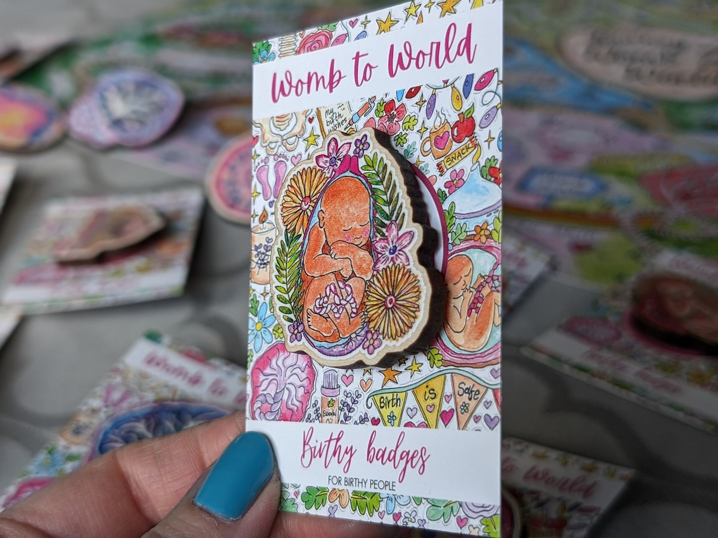 Baby in the Womb Badge
