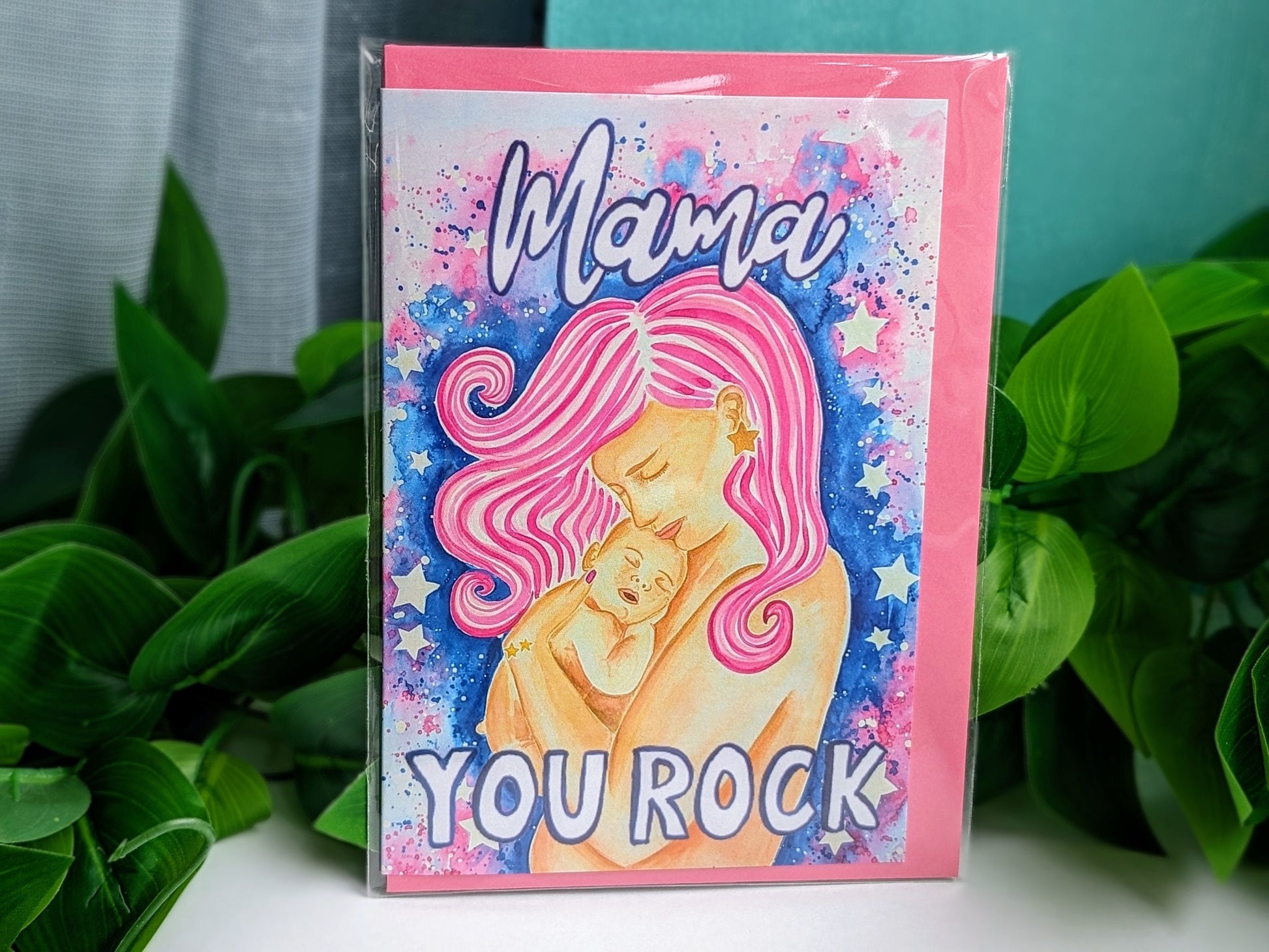 New Mother Congratulations Card: Mama You Did It!
