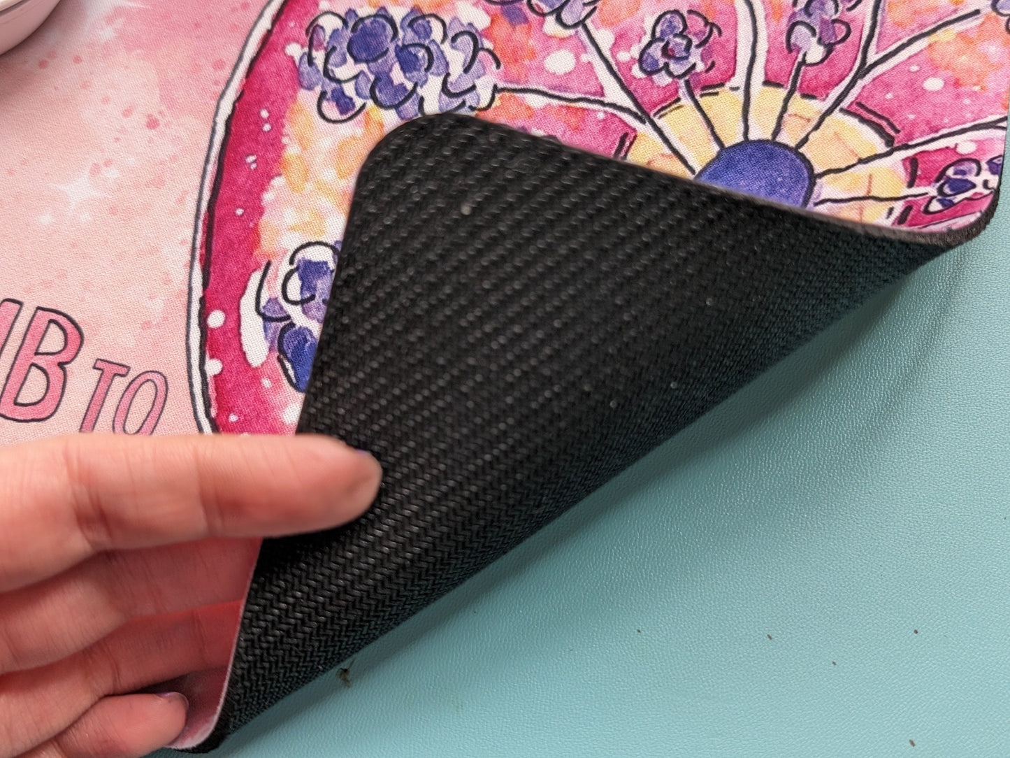 Breast Anatomy Mouse Pad: Lactation Consultant Gift, Midwife Doula Art