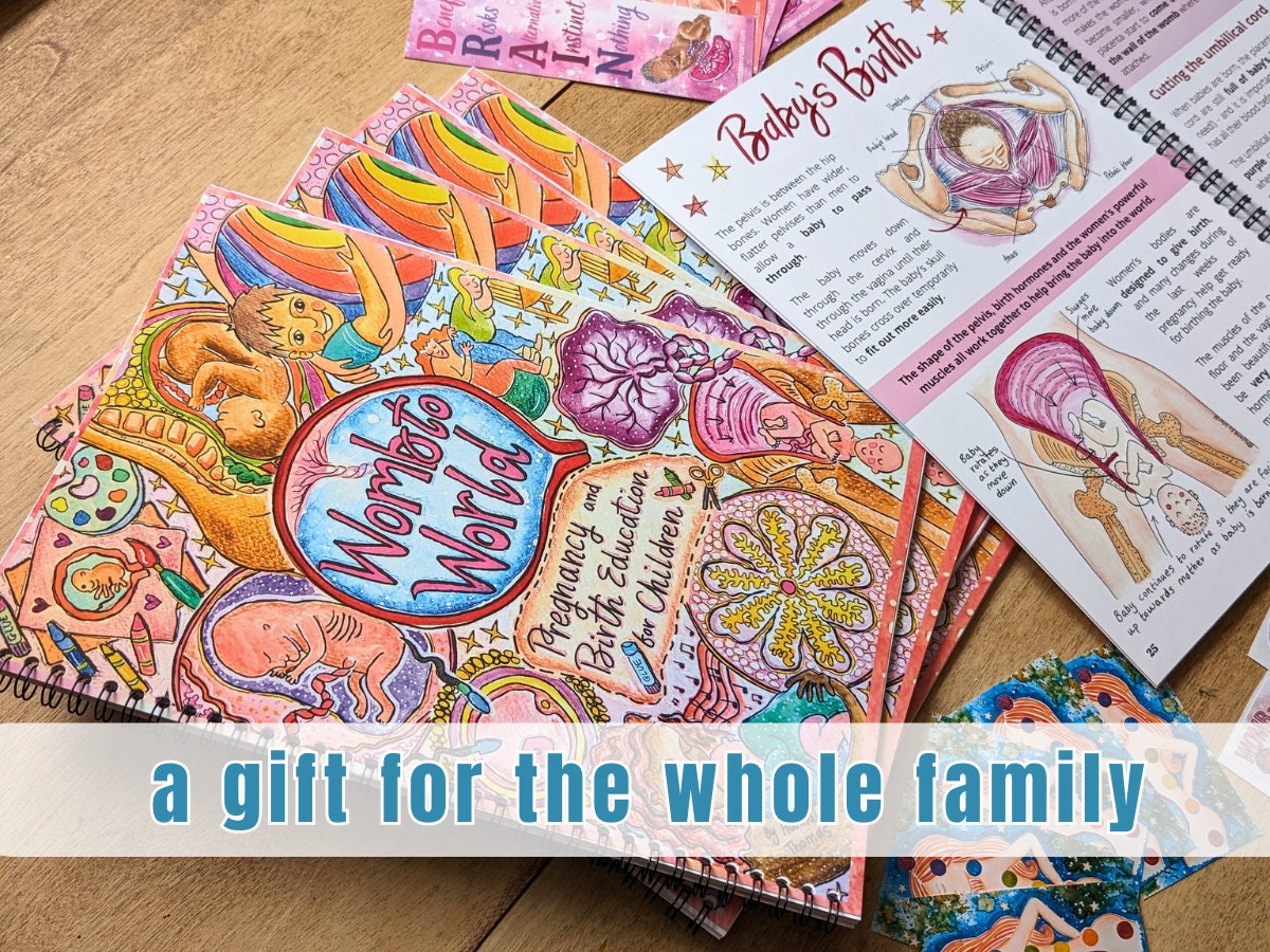 5 Pack Children's Pregnancy Books | Preparing Sibling New Baby | Big Brother and Sister Gift | Homeschool Science | Doula Birth Client Gift