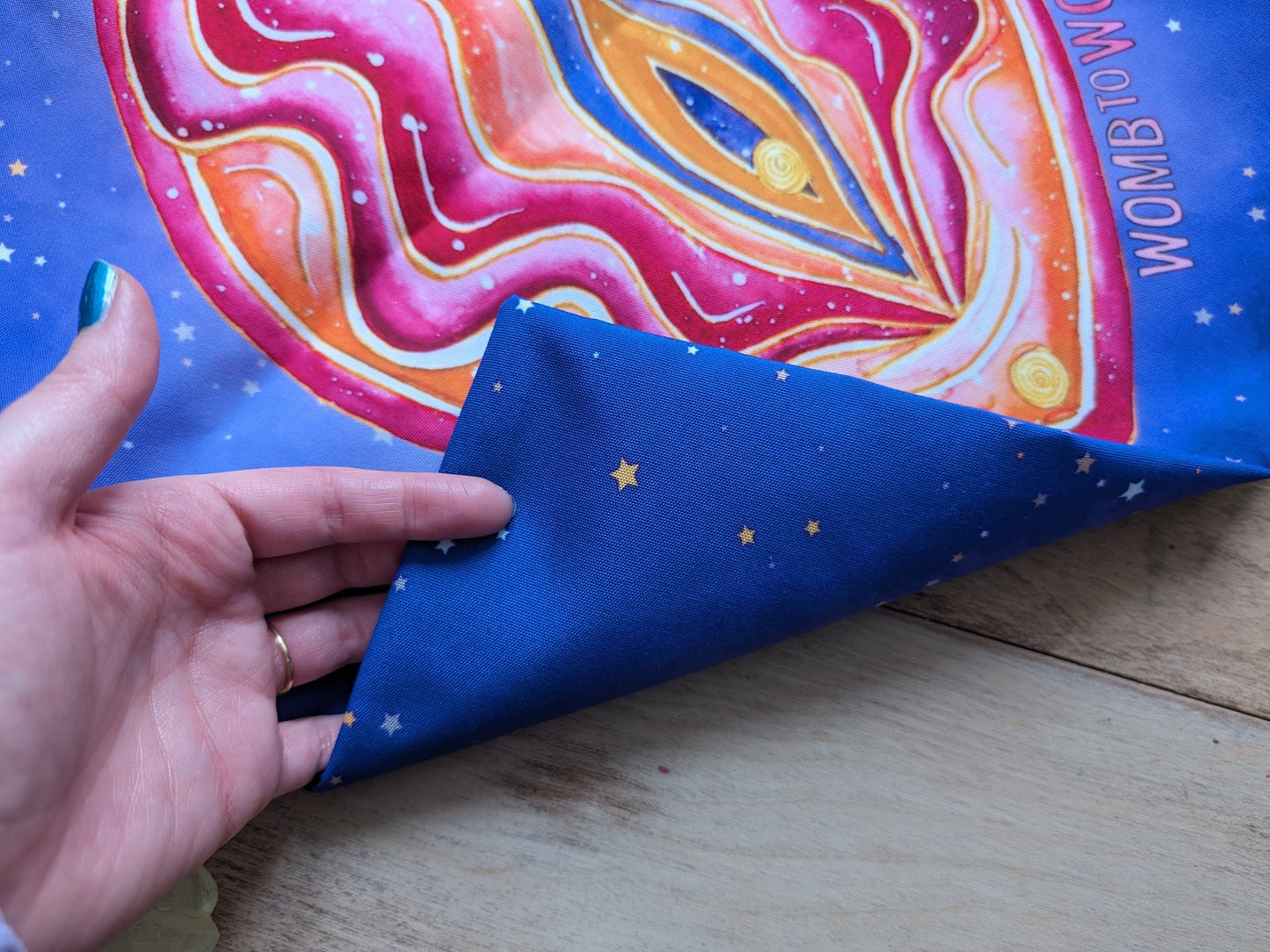 Yoni Art Tote Bag | Tantra | Doula Bag | Womb Healing | Birthkeeper | Midwife Gift | Feminist Art