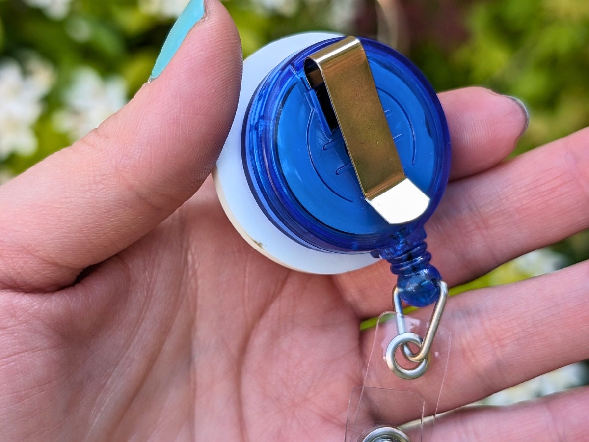 Breastfeeding Art Badge Reel: Lactation ID Card Holder