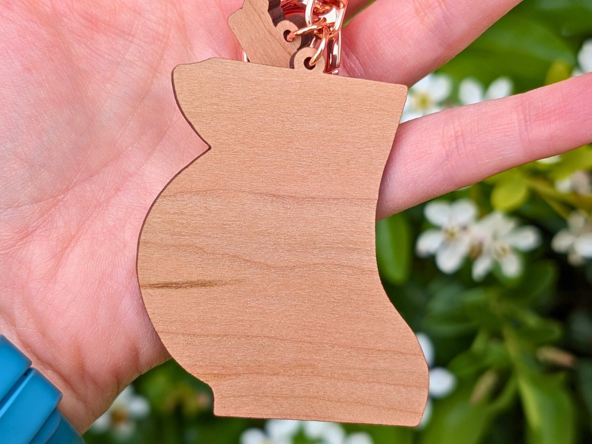 Student Midwife Keyring | OB Keychain | Pregnancy Gift | OBGYN and Midwife Gift | Student Midwife Key Fob | Labor Nurse Bag Charm