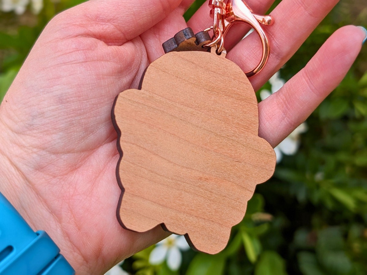 Baby in the Womb Art Keyring