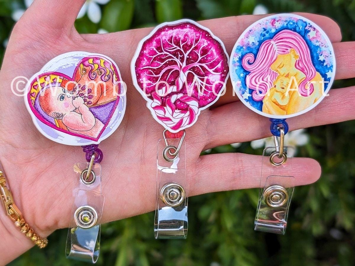 Midwife Badge Reel 38mm