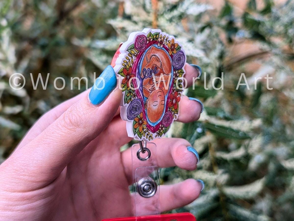 Midwife Badge Reel