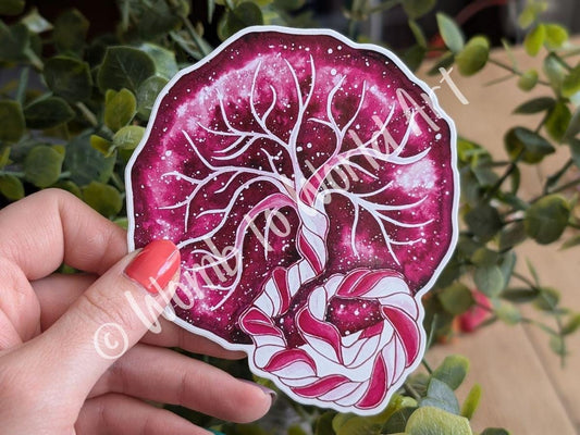 Placenta Art Sticker 10cm