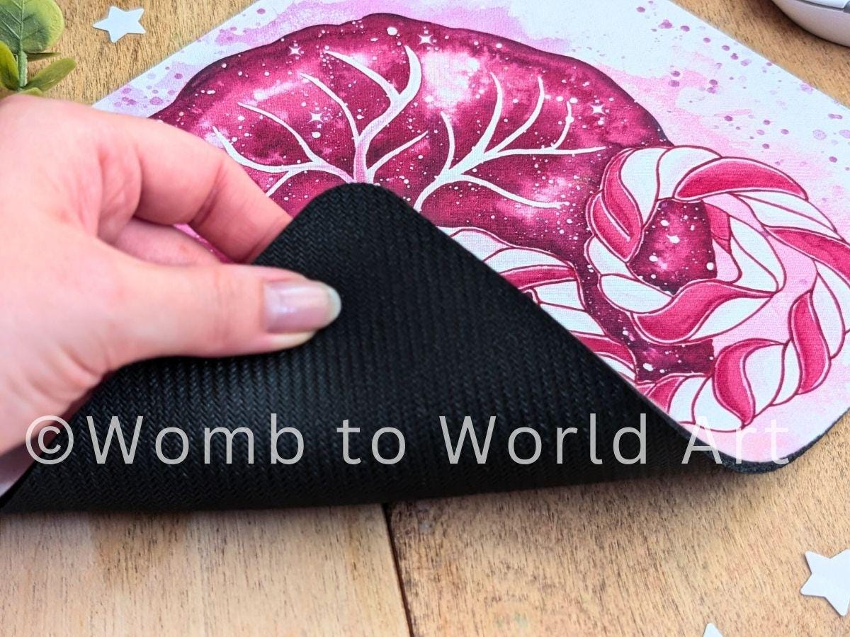 Placenta Art Mouse Mat Desk Pad