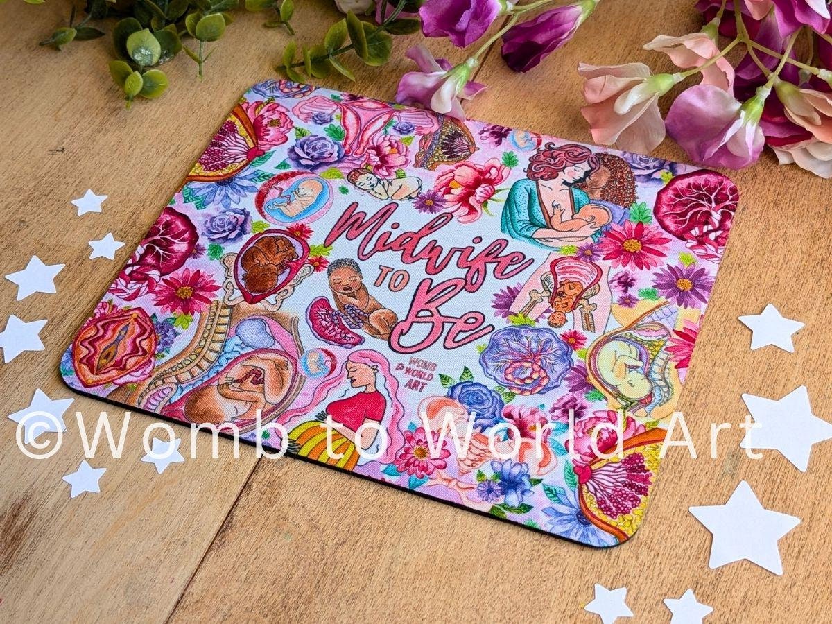 Student Midwife Mouse Mat Desk Pad | Midwife to Be | Midwifery Gift