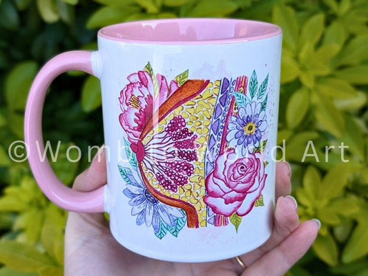 Breast Art Mug | IBCLC Lactation Consultant | Postpartum Doula Gift | Boob Mug | Midwife | Boobs | Birthworker | Breastfeeding Milestone