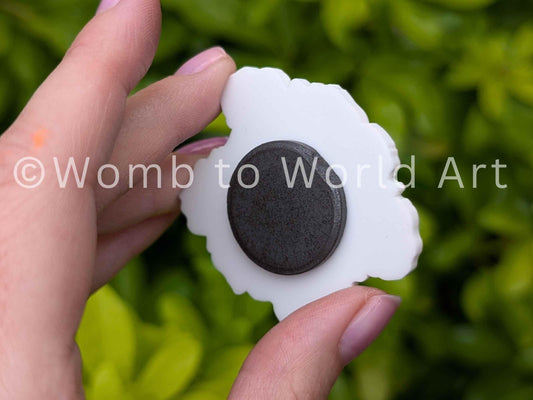 Uterus Magnet | Midwife Gifts | Birth Worker | Student Nurse Gifts | Doula Thank You | Chiropractor OBGYN Presents
