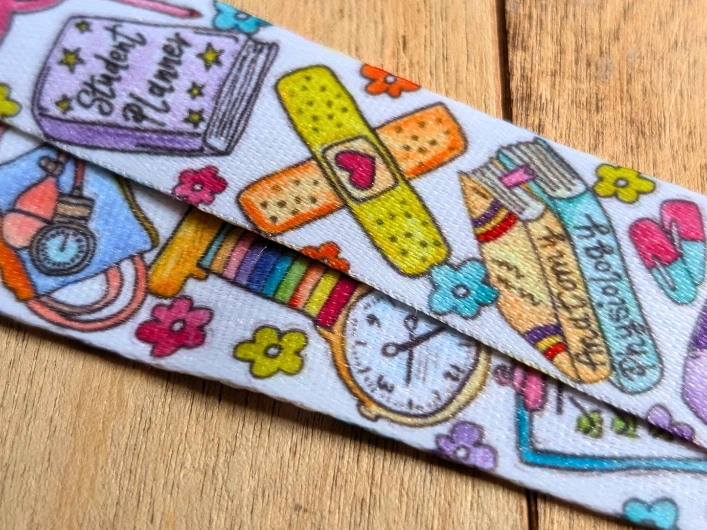 Student Nurse Lanyard: ID Badge Holder & Key Fob Watercolour