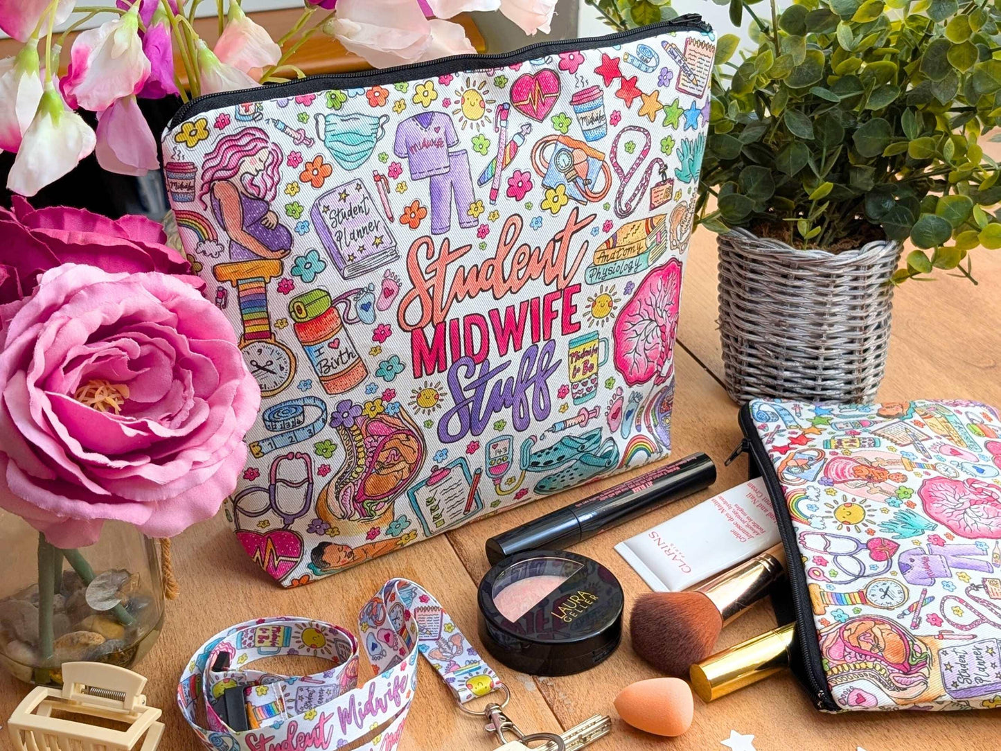 Student Midwife Wash Bag for Toiletries / Lunch
