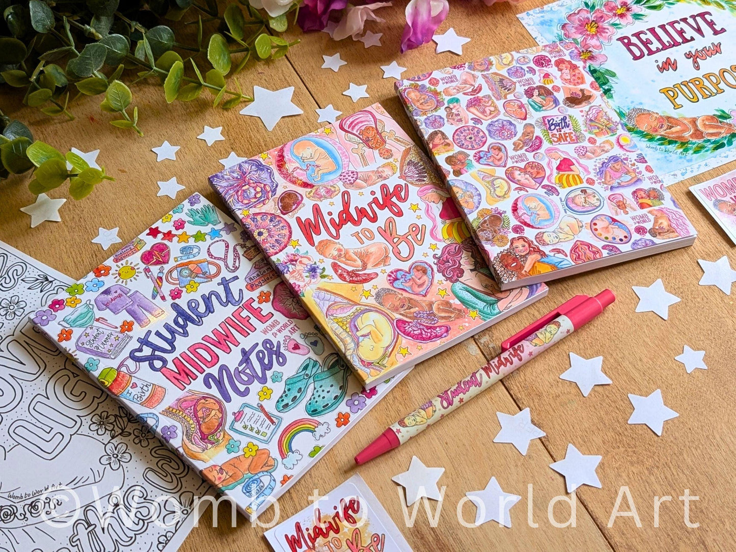 Student midwife pocket notebook