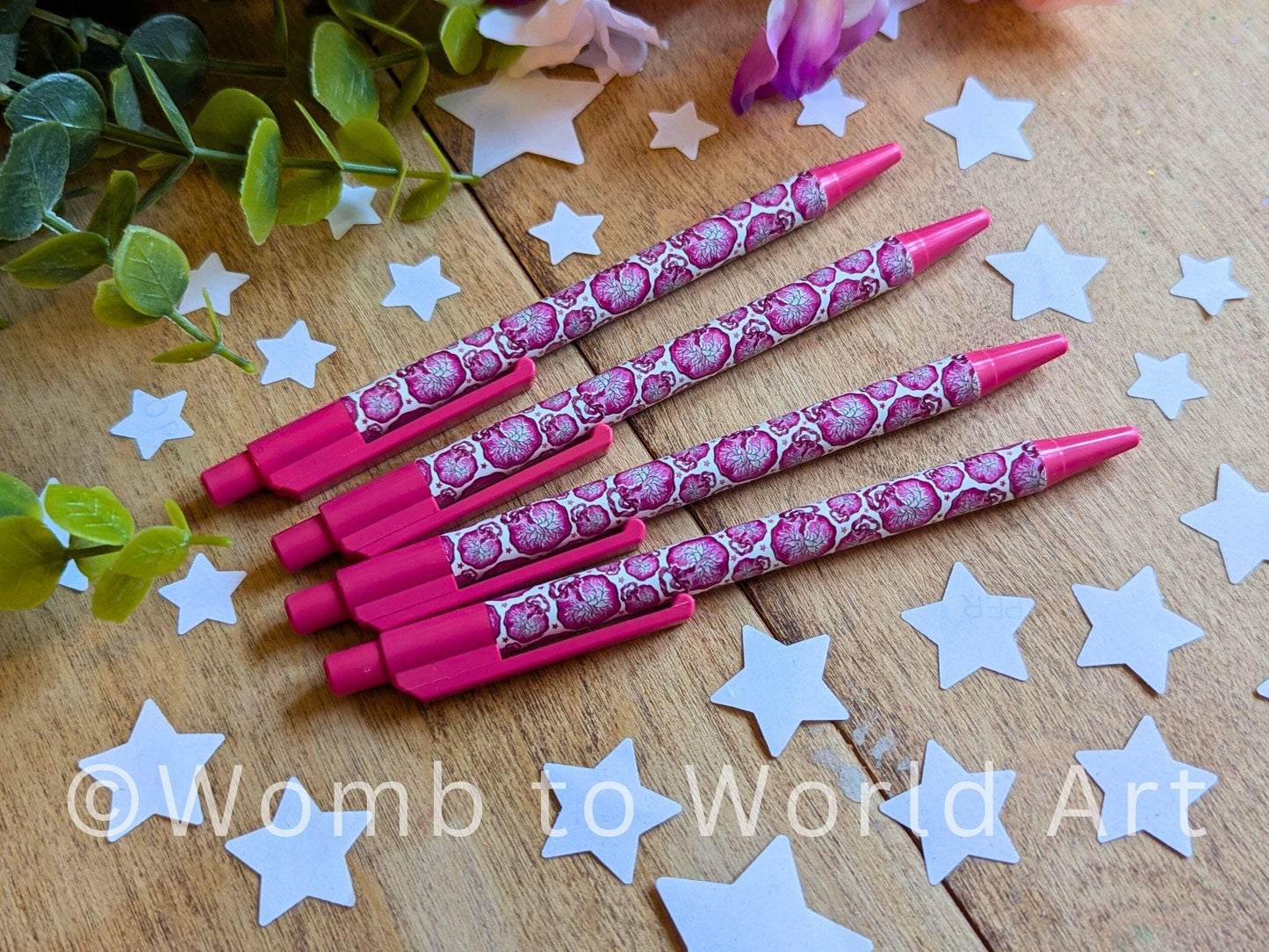 Placenta Pen Set and Bookmark | Midwifery Pen Set | Student Midwife Stationery | Doula Gift Ideas