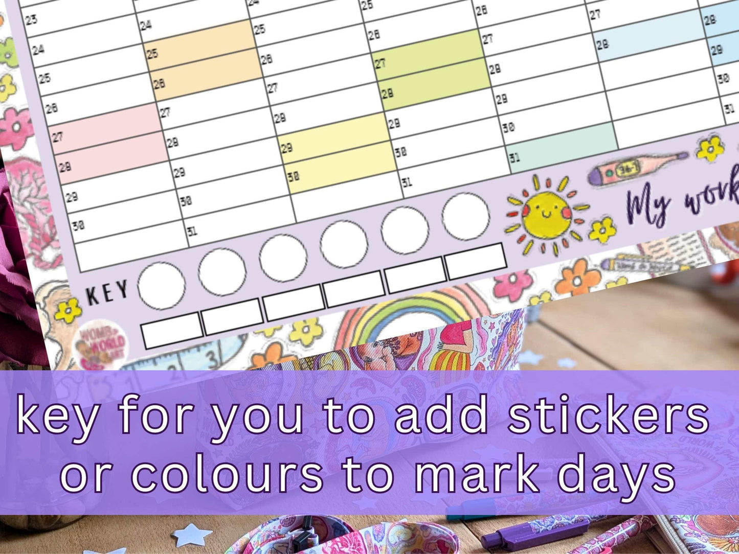 Student Midwife Wall Planner September 2025