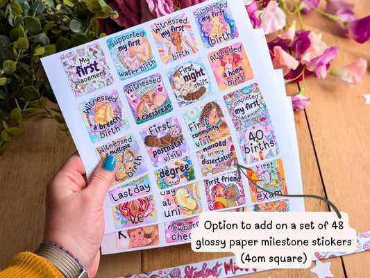 Student Midwife Planner Undated A5 Notebook and Diary