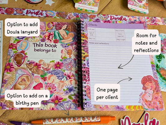 Birth Journal Doula Record Book