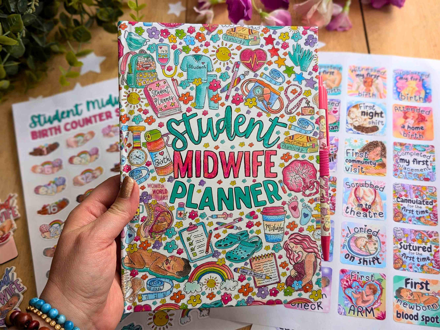 Student Midwife Hardback Planner