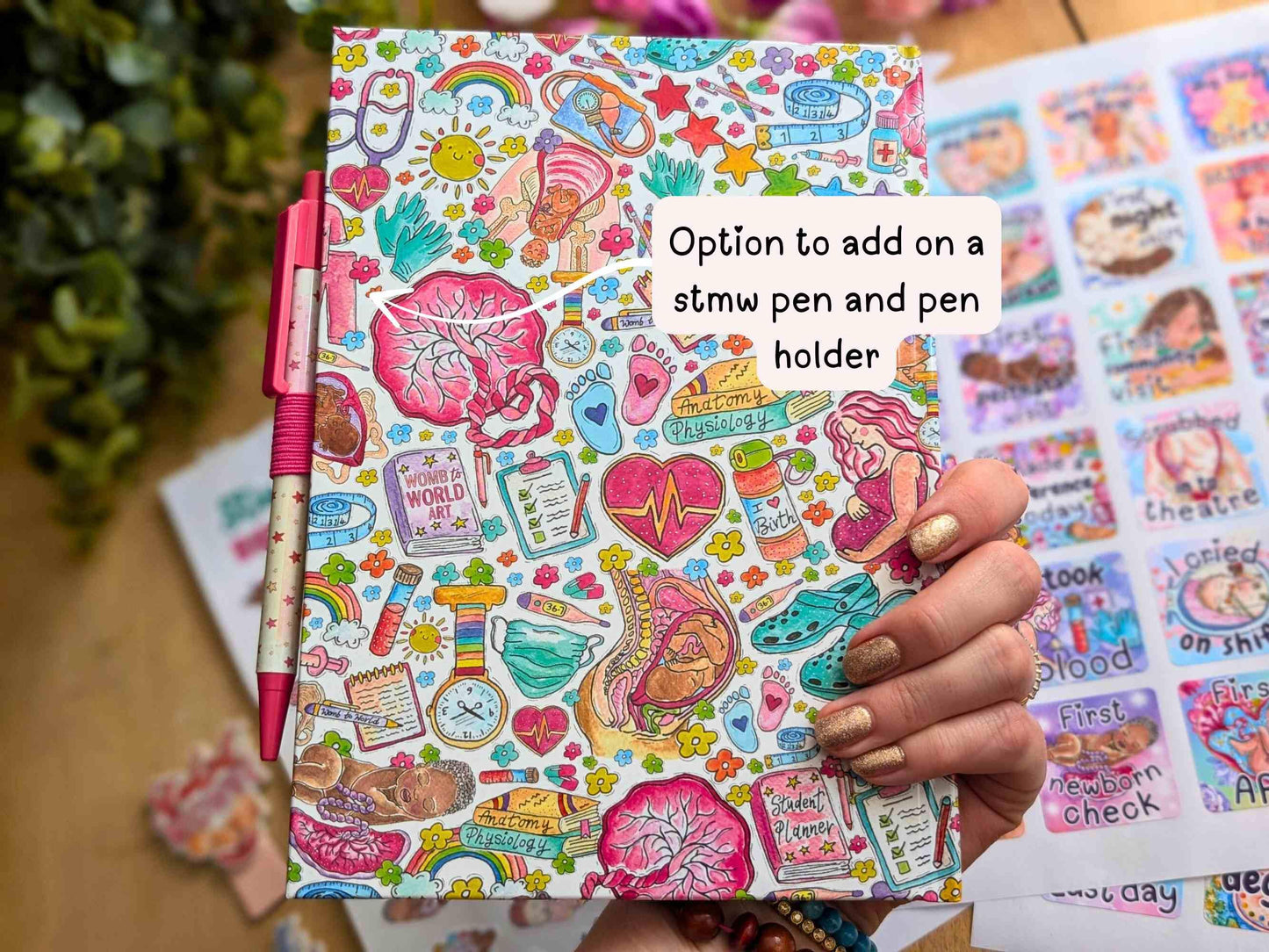 Student Midwife Hardback Planner