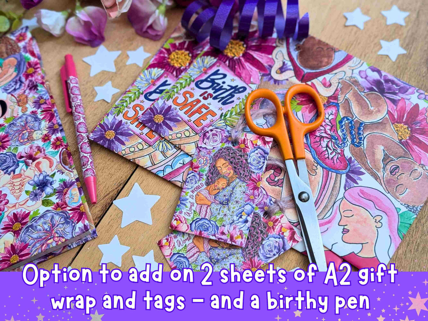 Womb to World 2026 Diary: Hardback Pregnancy Christmas Gift for Doula, Birthworker, New Mother, Midwife and Breastfeeding Supporters