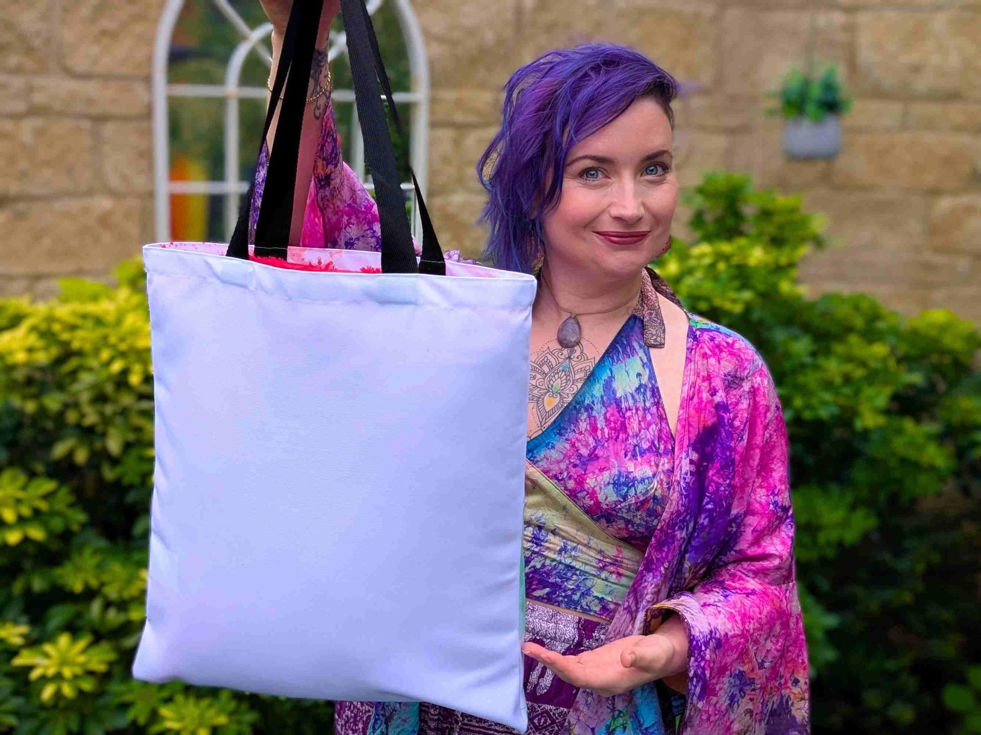 Mother and Baby Art Tote Bag: Womb to World Watercolour Motherhood Bag for Mamas, Doulas and Birthworkers