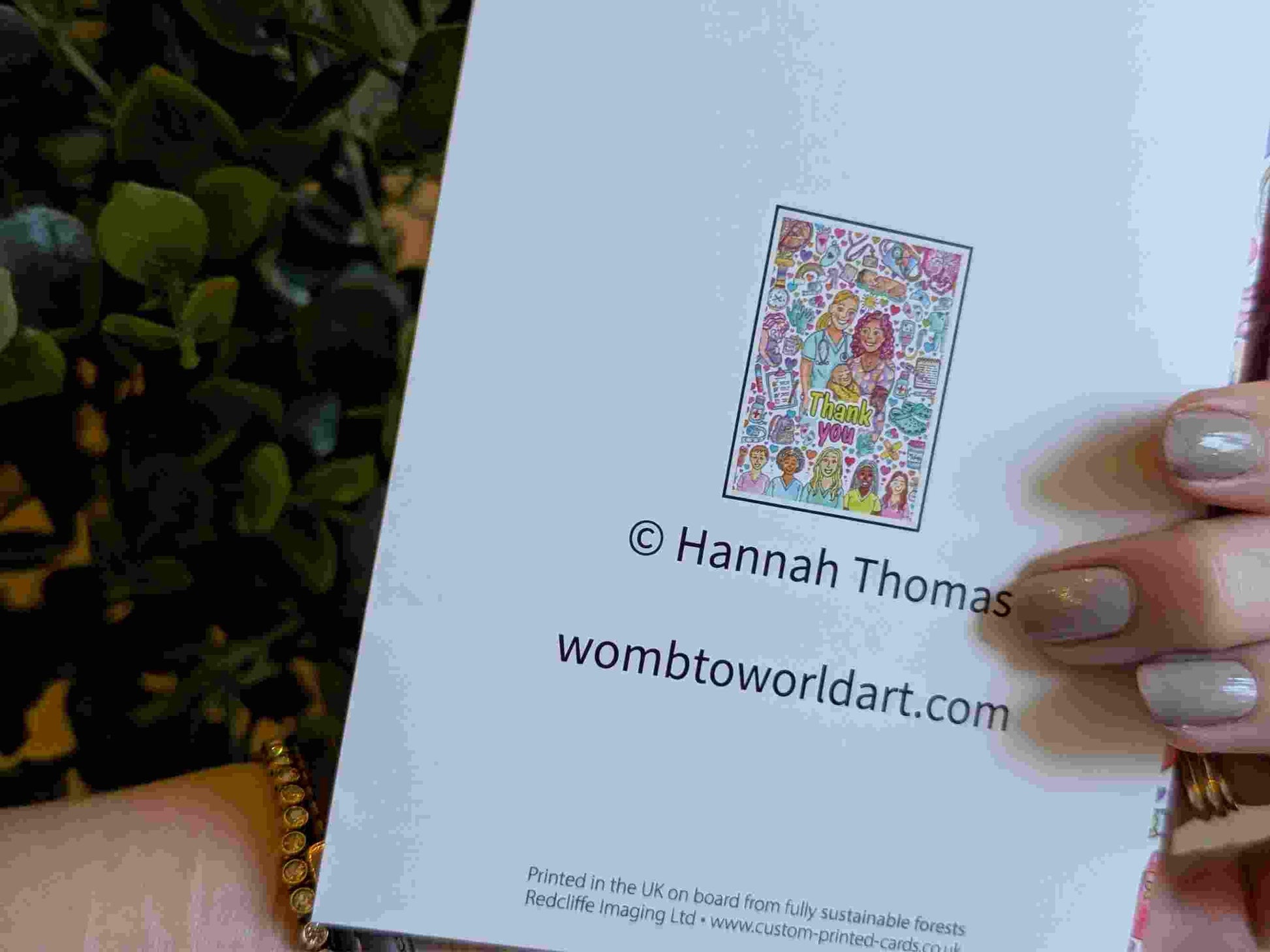 Student Midwife Thank You Card | Student Midwife Card | Midwifery Gifts