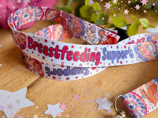 Breastfeeding Support Lanyard: ID Card Holder, Infant Feeding Gifts