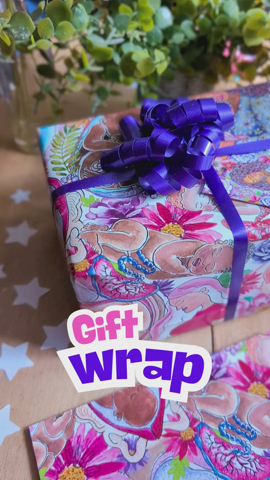 Womb to World Gift Wrap Set