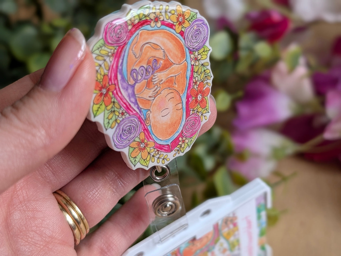 Midwife Badge Reel