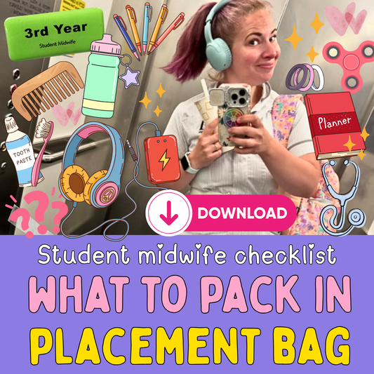 Student Midwife Placement Bag Checklist: What to Pack