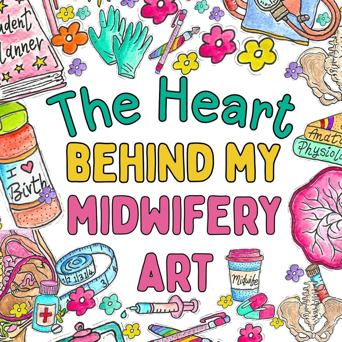 The Heart of my Midwifery Art: Inside my Student Midwife September Planner