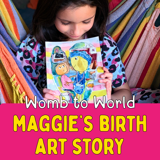 Placentas, Wombs, and Birth Pools: Motherhood Art by Maggie