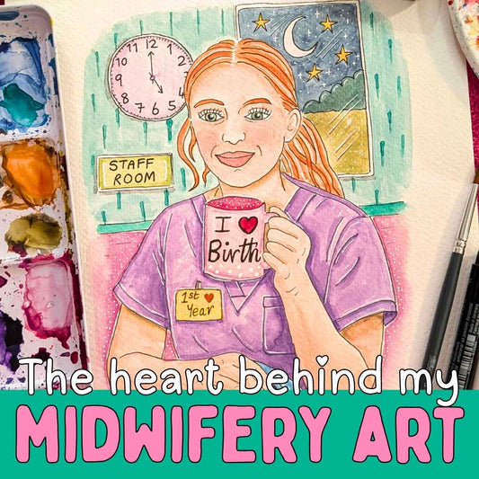 The Heart of my Midwifery Art: Inside my Student Midwife Planner