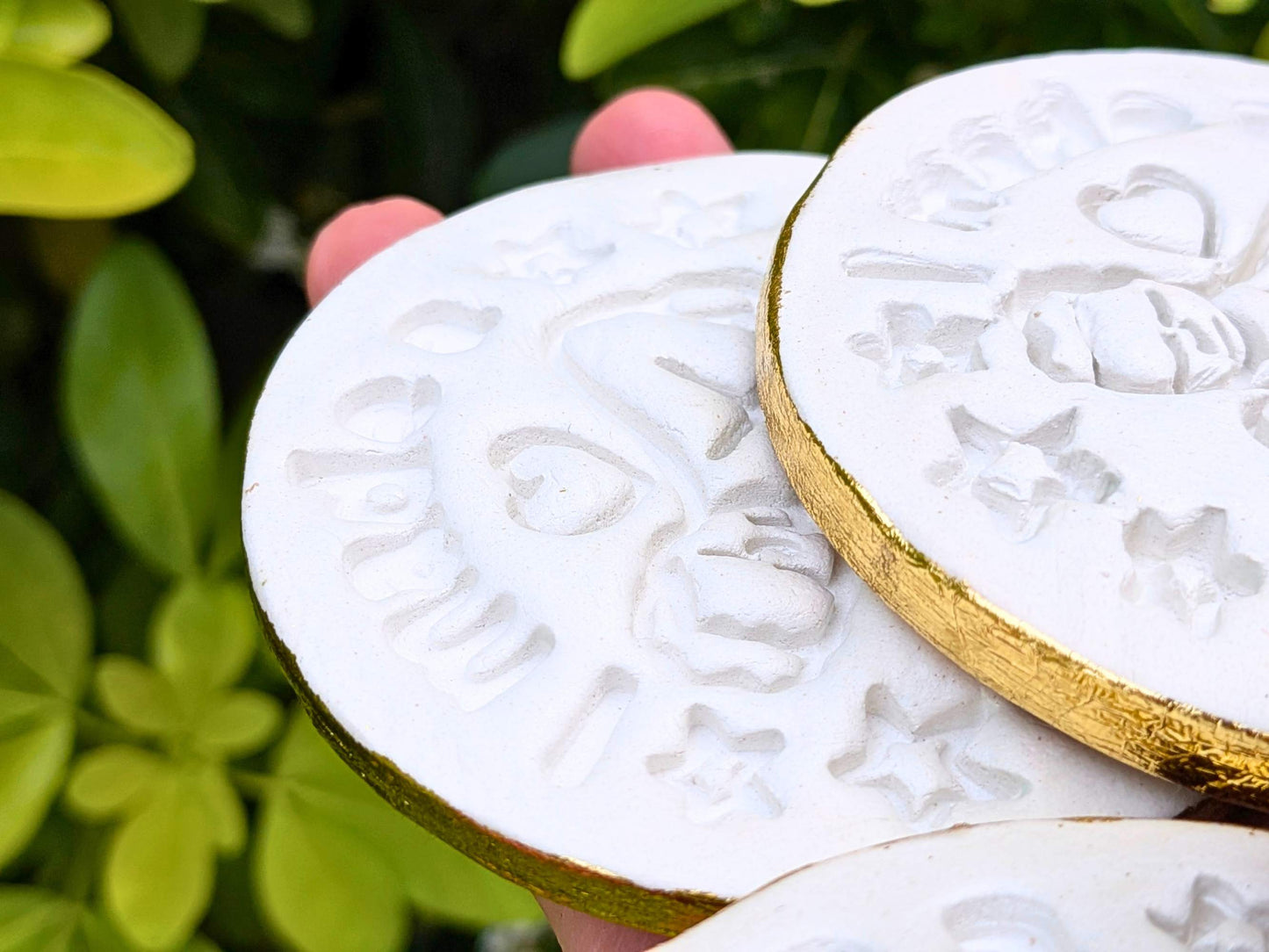 Golden "I Made a Midwife" Keepsake for 40th Baby