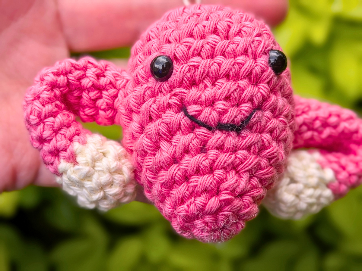 Cute Crochet Womb Keychain Decoration