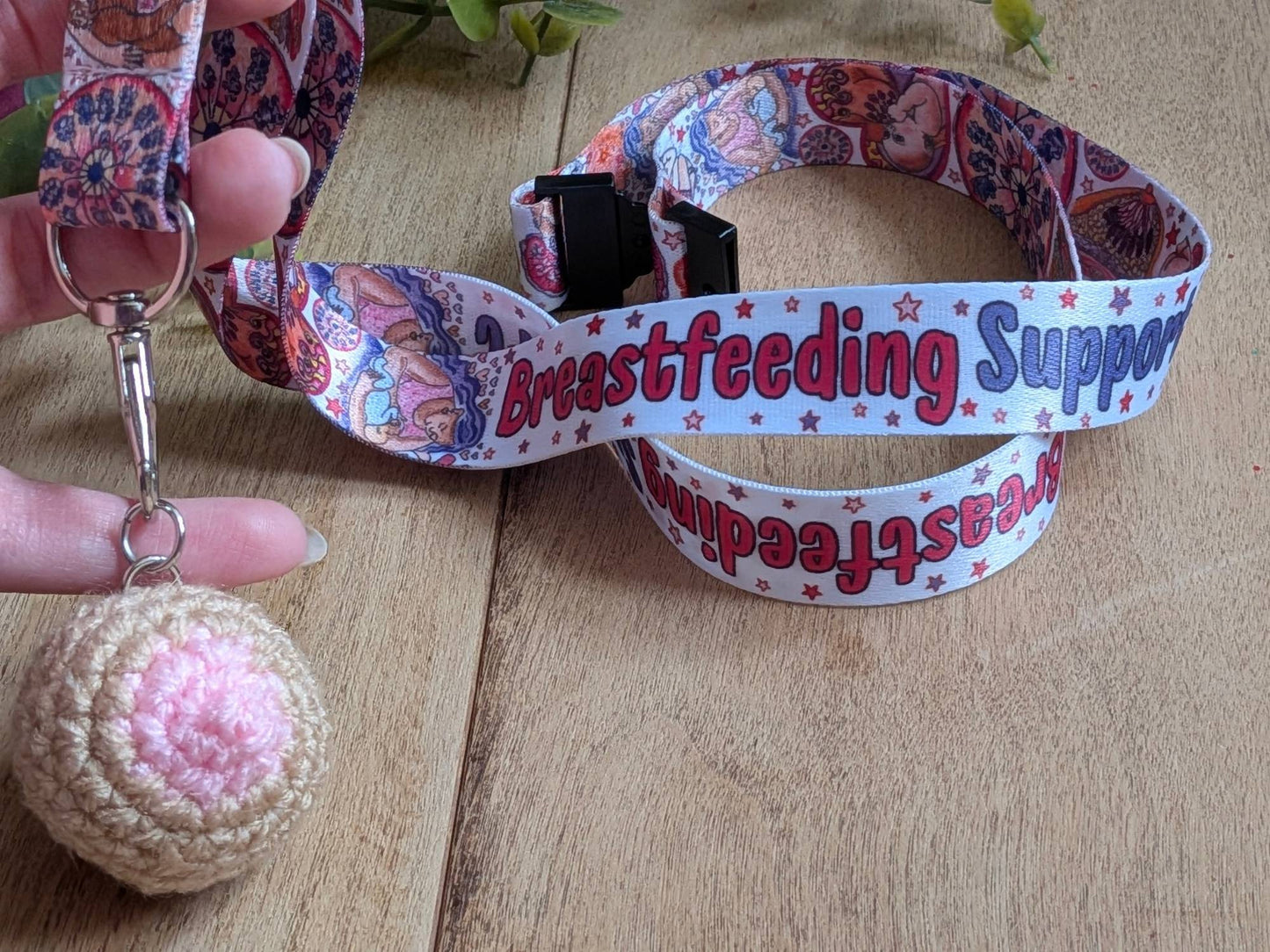 Mini Crochet Breasts (lanyard add on offer)