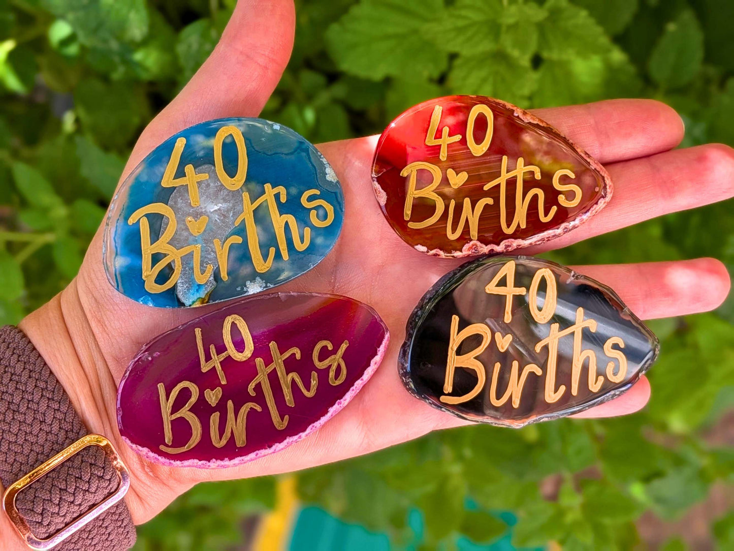 Crystal 40 Births Keepsake for Student Midwife