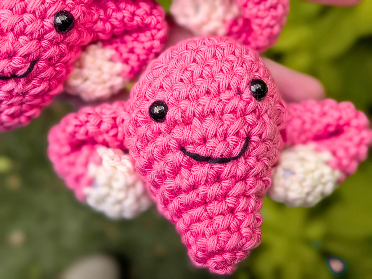 Cute Crochet Womb Keychain Decoration
