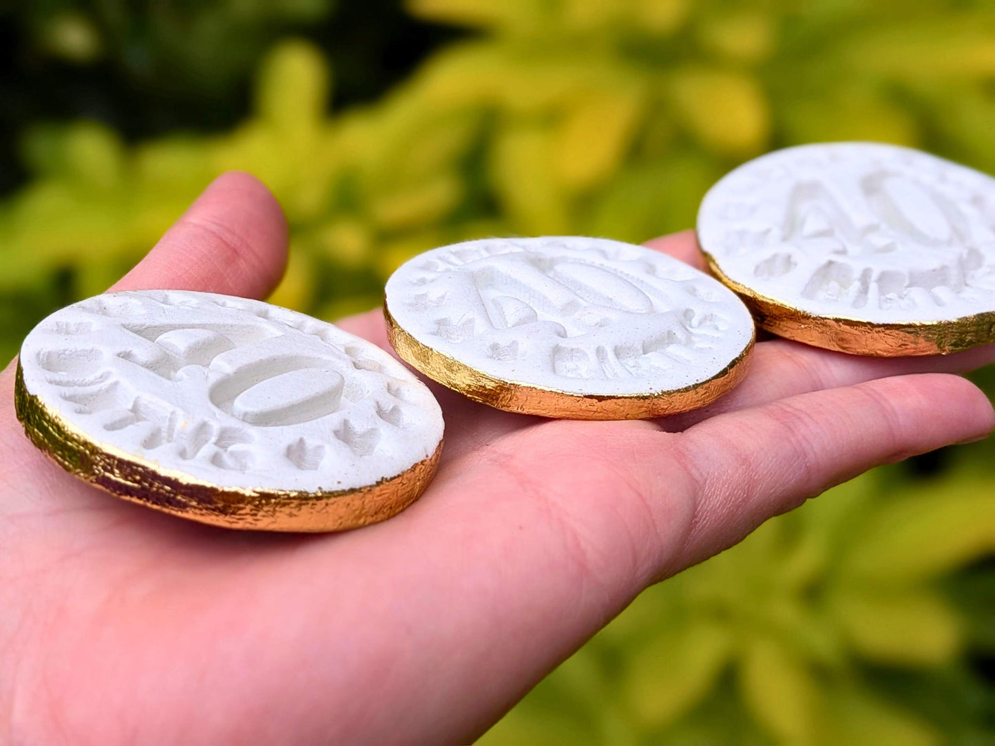 Golden "40 Births" Keepsake for Student Midwife