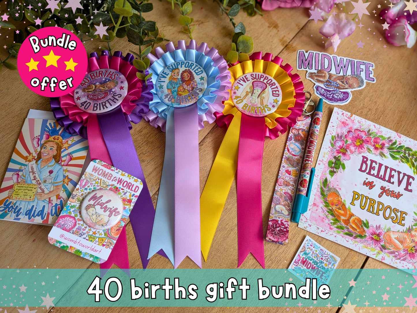 Student Midwife 40 Births Gift Bundle