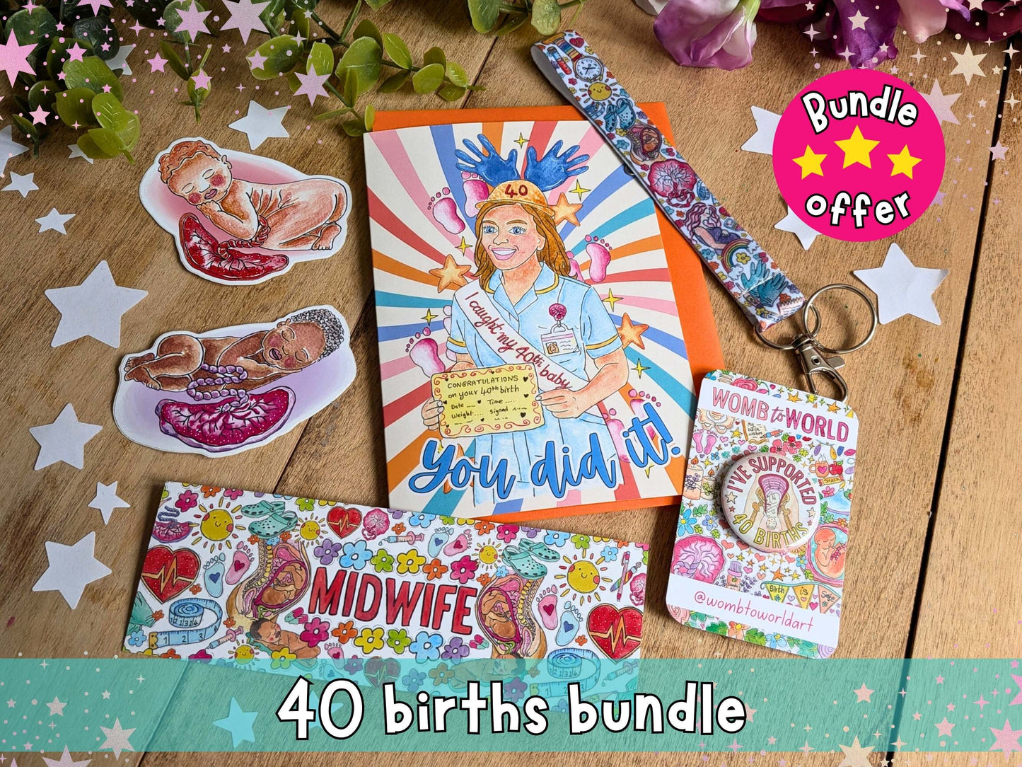 Student Midwife 40 Births Gift Bundle
