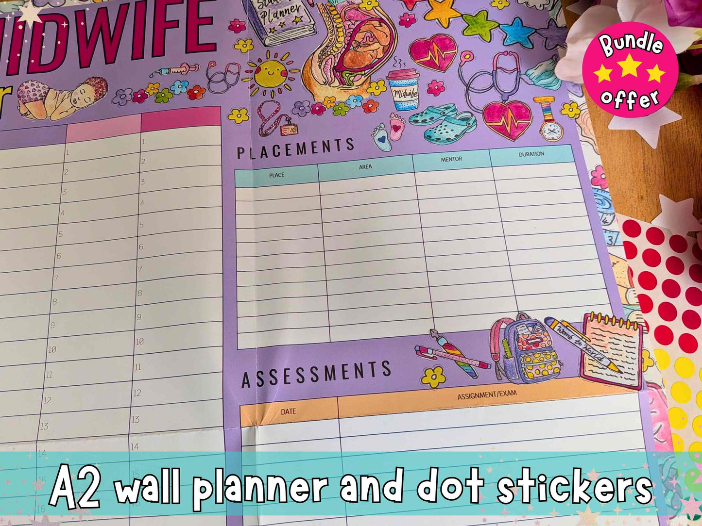 Student Midwife Study Space Bundle