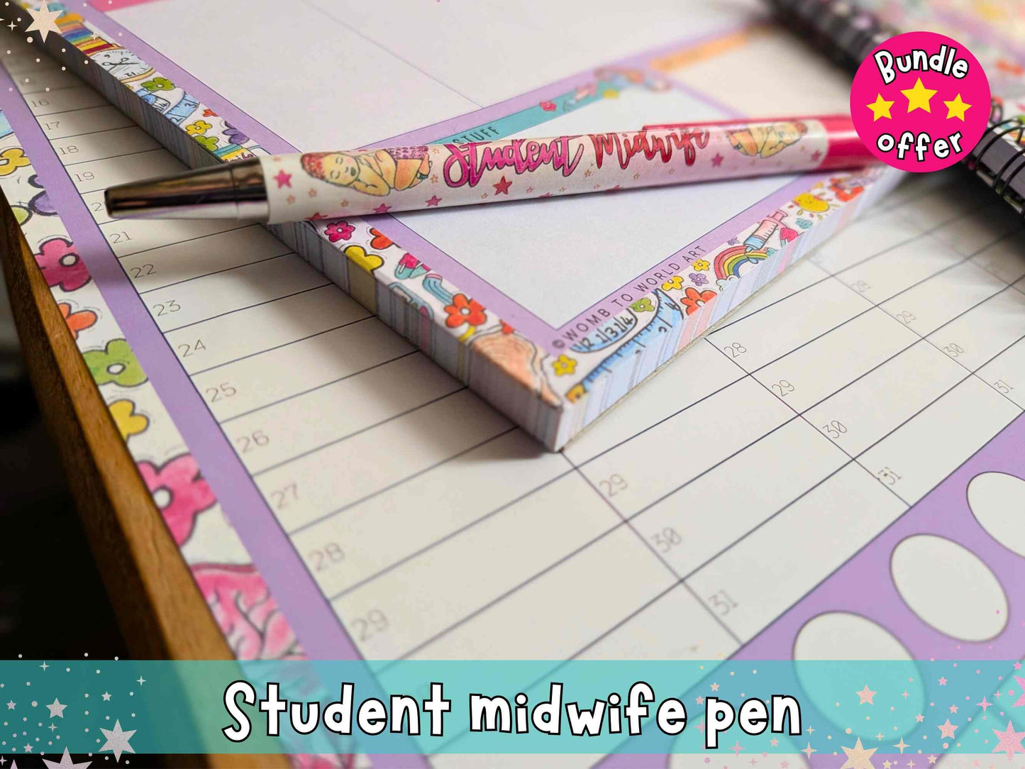 Student Midwife Study Space Bundle