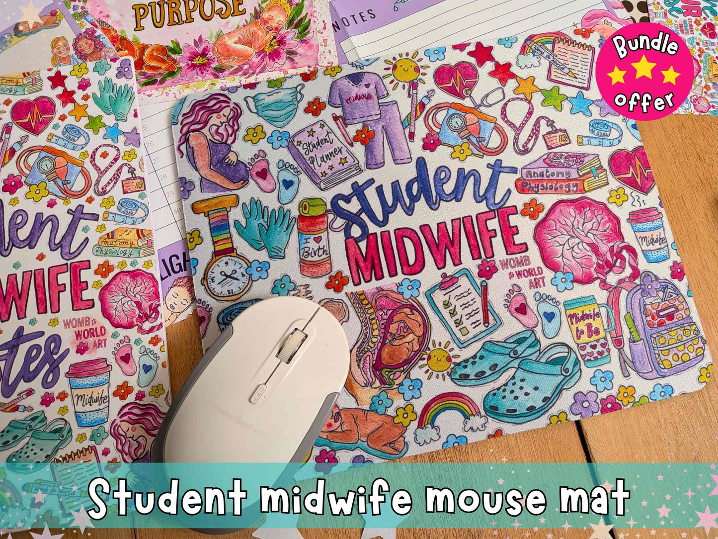 Student Midwife Study Space Bundle